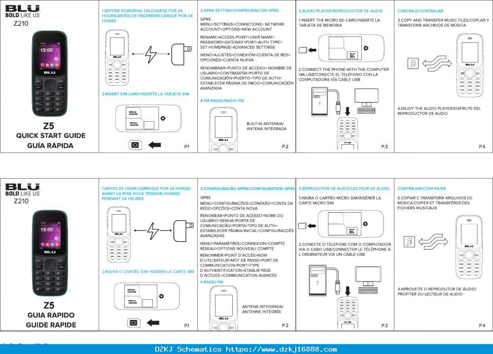 User Manual BLU Z5 (1 Pages)