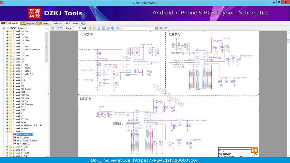 Mi 8 Schematic - Xiaomi 8 - XIAOMI Schematic