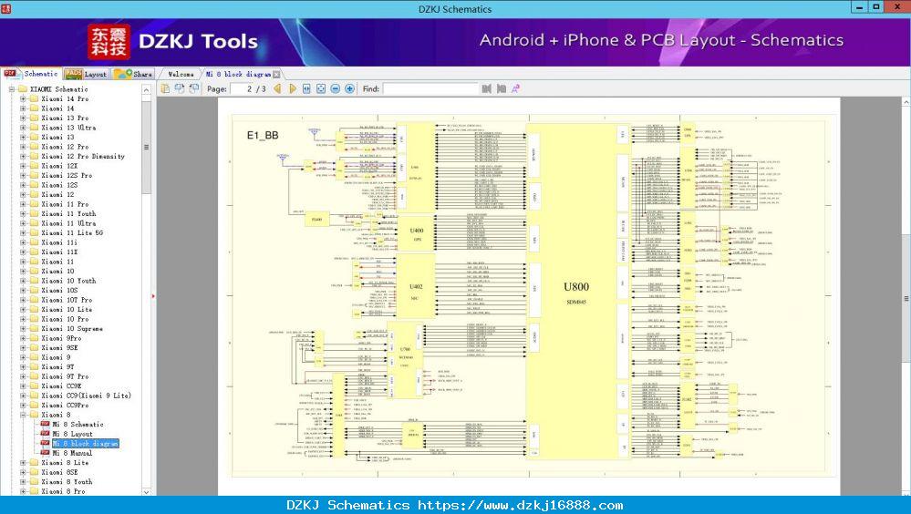 Mi 8 Block Diagram - Xiaomi 8 - XIAOMI Schematic