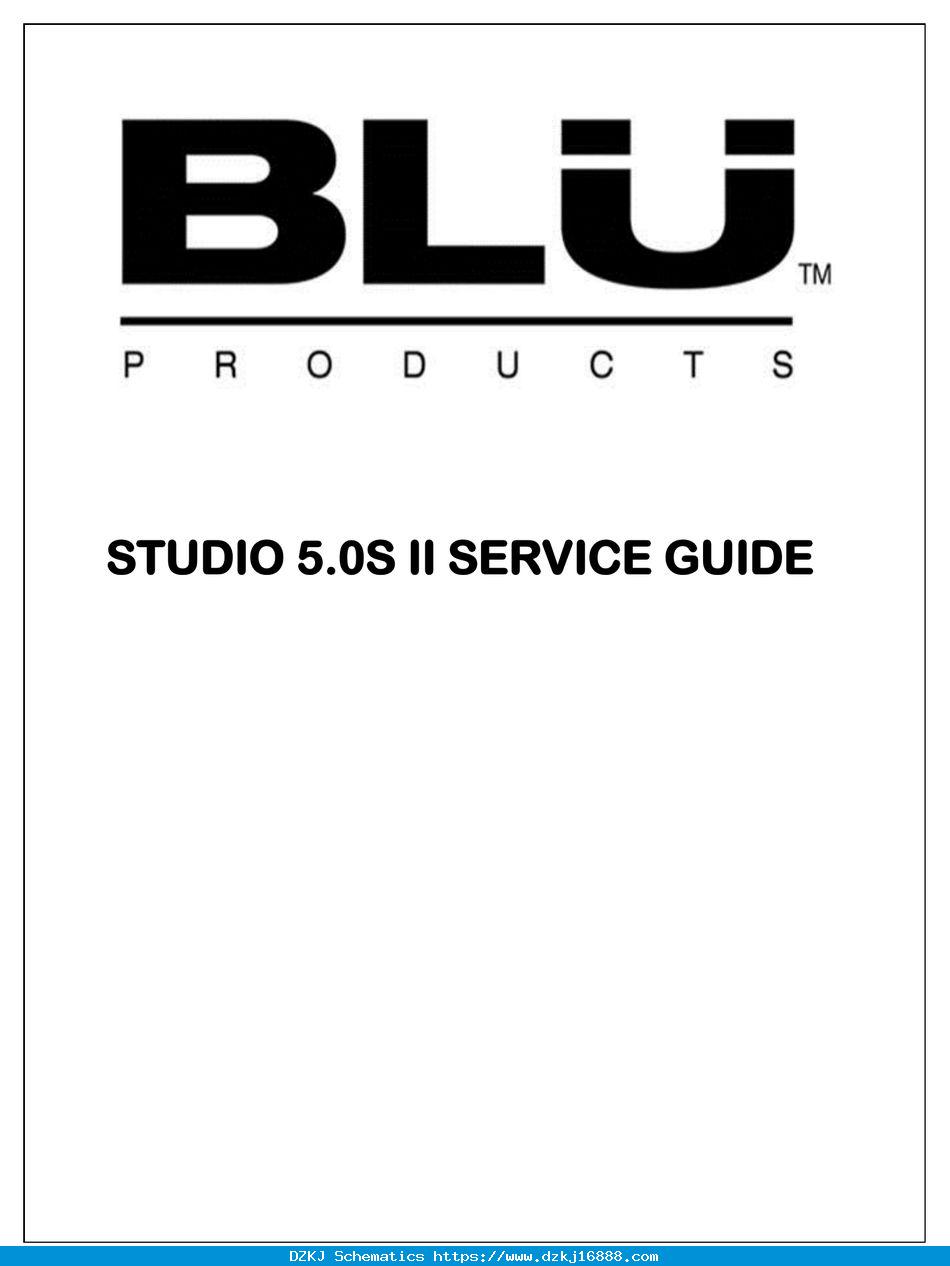 BLU STUDIO 5.0S II SERVIC…