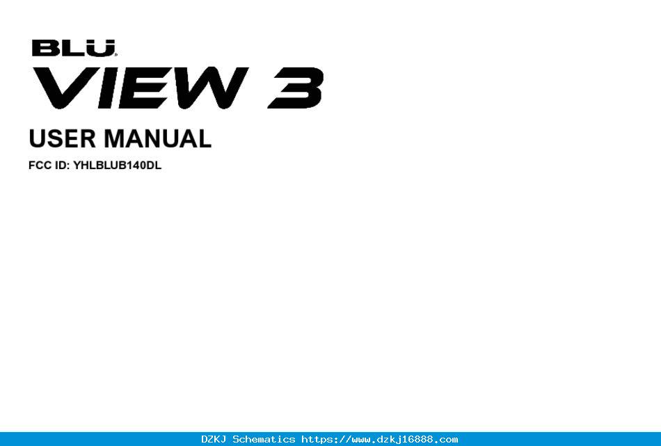 BLU VIEW 3 USER MANUAL Pdf Download