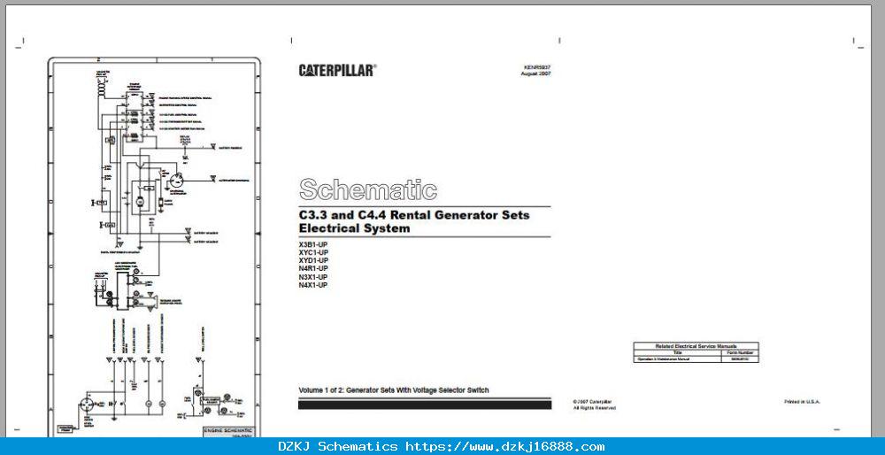 CAT C4.4 XYC Electrical Schematic Archives