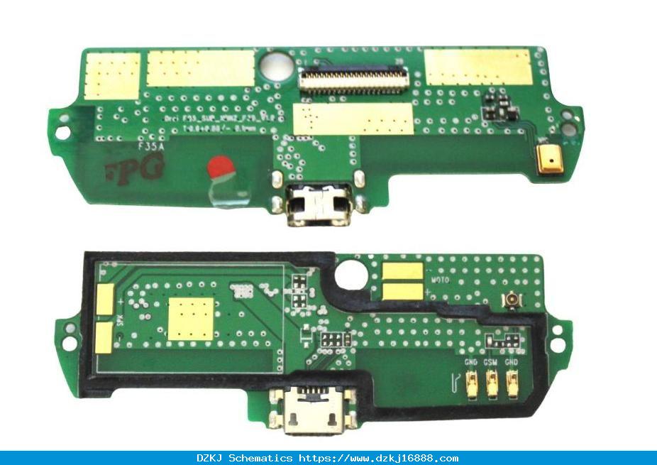 Charging Connector Flex PCB Board For BLU Tank Xtreme Pro By Maxbhi…