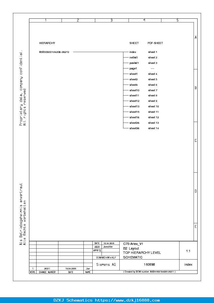 SIEMENS C75 SCH Service M…