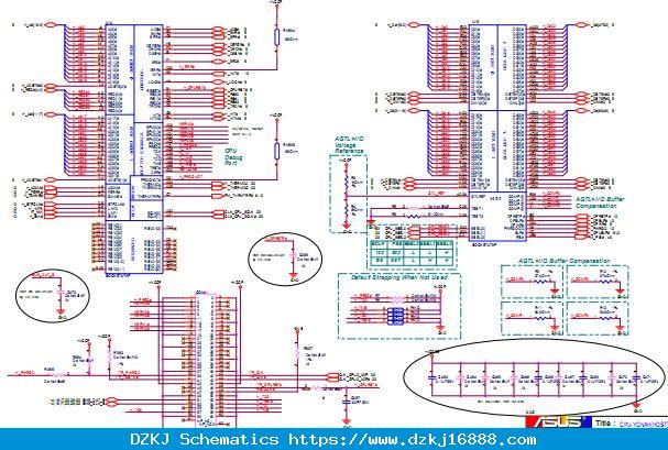 Asus Desktop Motherboard Schematic Diagram
