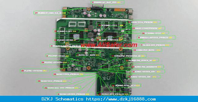 Asus Desktop Motherboard Schematic Diagram