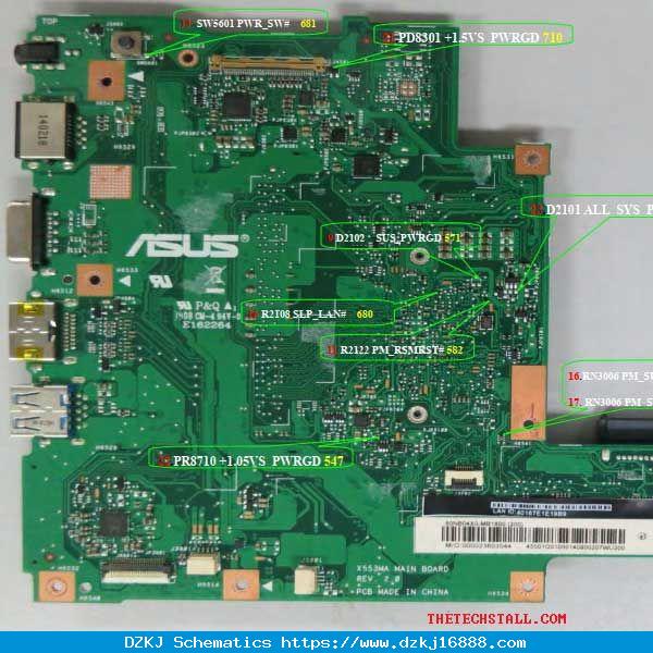 Asus X553MA Rev 2.0 Repair Guide And Schematic Diagram