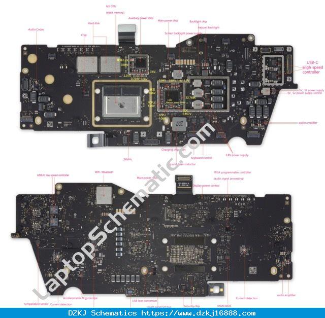 Apple MacBook Pro 13 M1 A2338 820-02020 S…