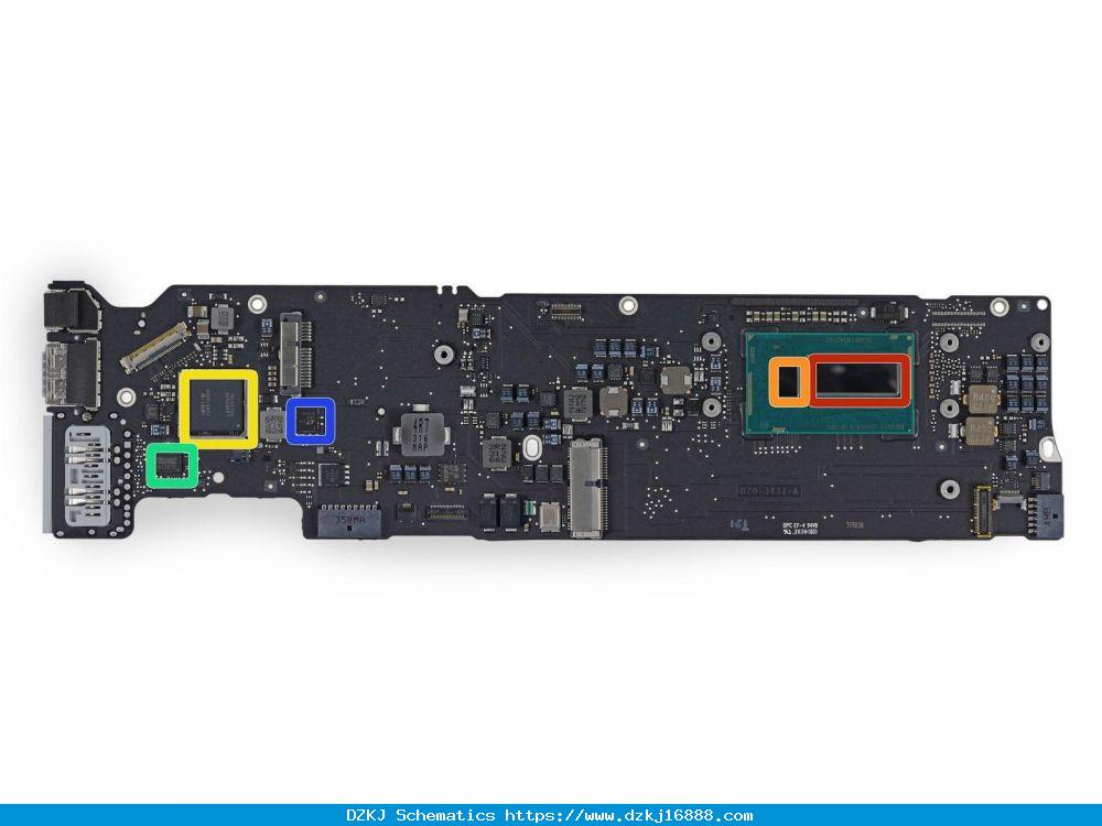 Apple MacBook Air A1466 820-3437 Schematic & Boardview