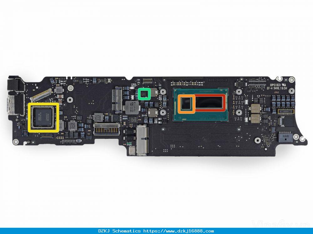 Apple MacBook Air 11″ 2013 A1465 820-3435 Schematic & Boardview ...