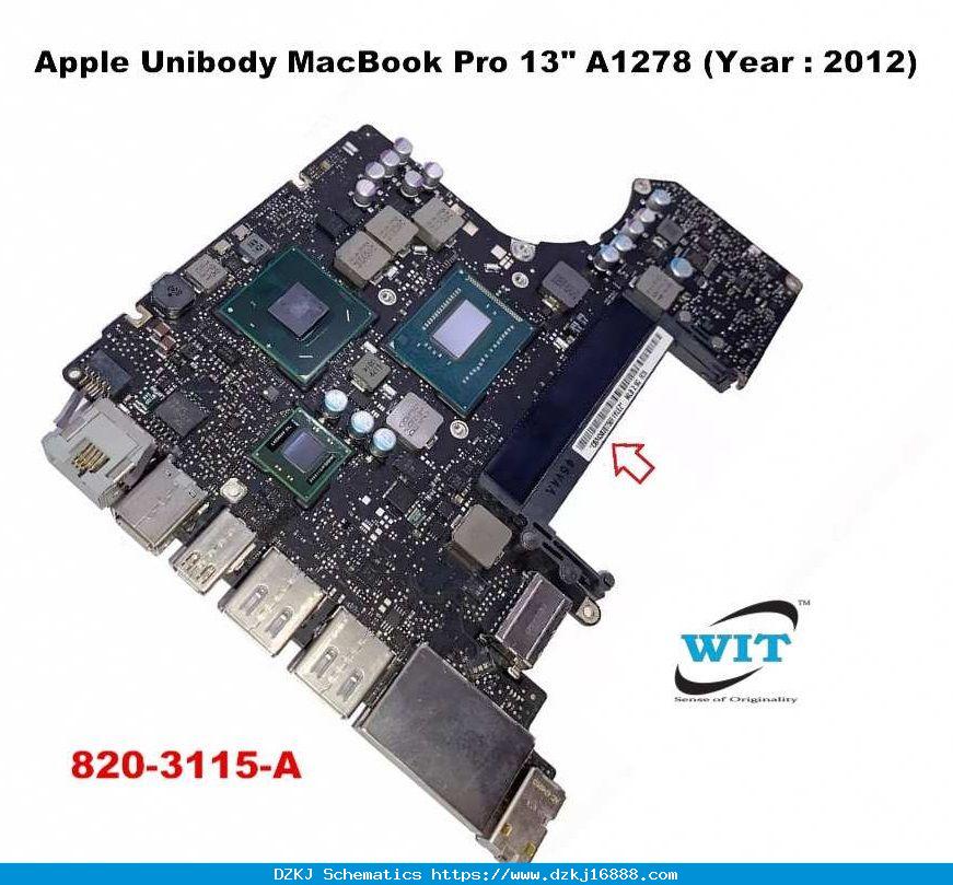820-3115-B 820-3115-A 661-6589 Logic Board For Appl…