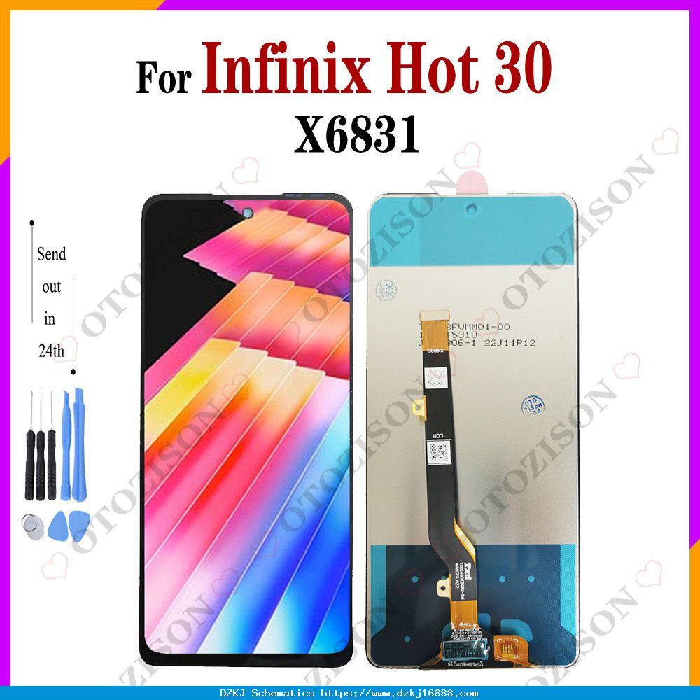 6-78-Display-For-Infinix-Hot-30-X6831-LCD-Screen-To…