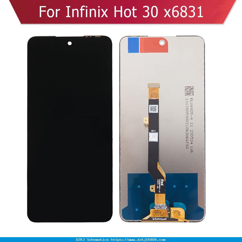 For-Infinix-Hot-30-x6831-Display-Replacement-With …