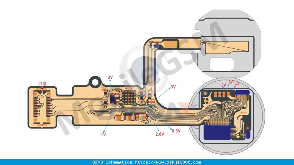Labeled IPhone 7 Parts Diagram Apple IPhone 7 Repair Schemat