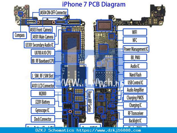 Diagrama Electrico IPhone 6 Diagrama Del Apple IPhone 6/6 Pl