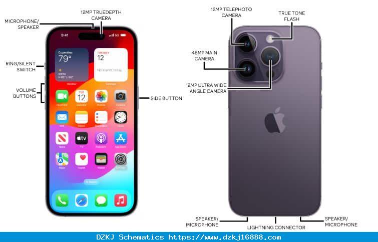 Apple IPhone 14 Pro Max Diagram