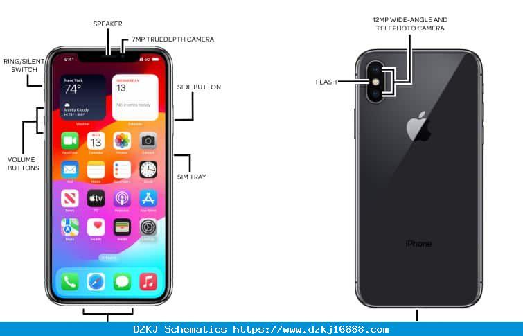 Apple IPhone Xs / Xs Max Diagram