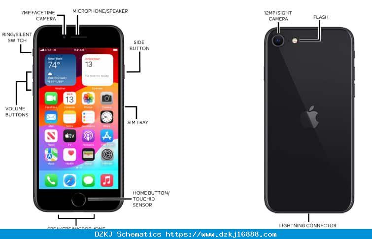 Apple IPhone SE (2nd Gen) Diagram