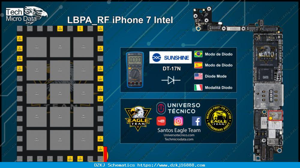 LBPA_RF – IPhone 7 Intel – Resistências – Tech Micro Data