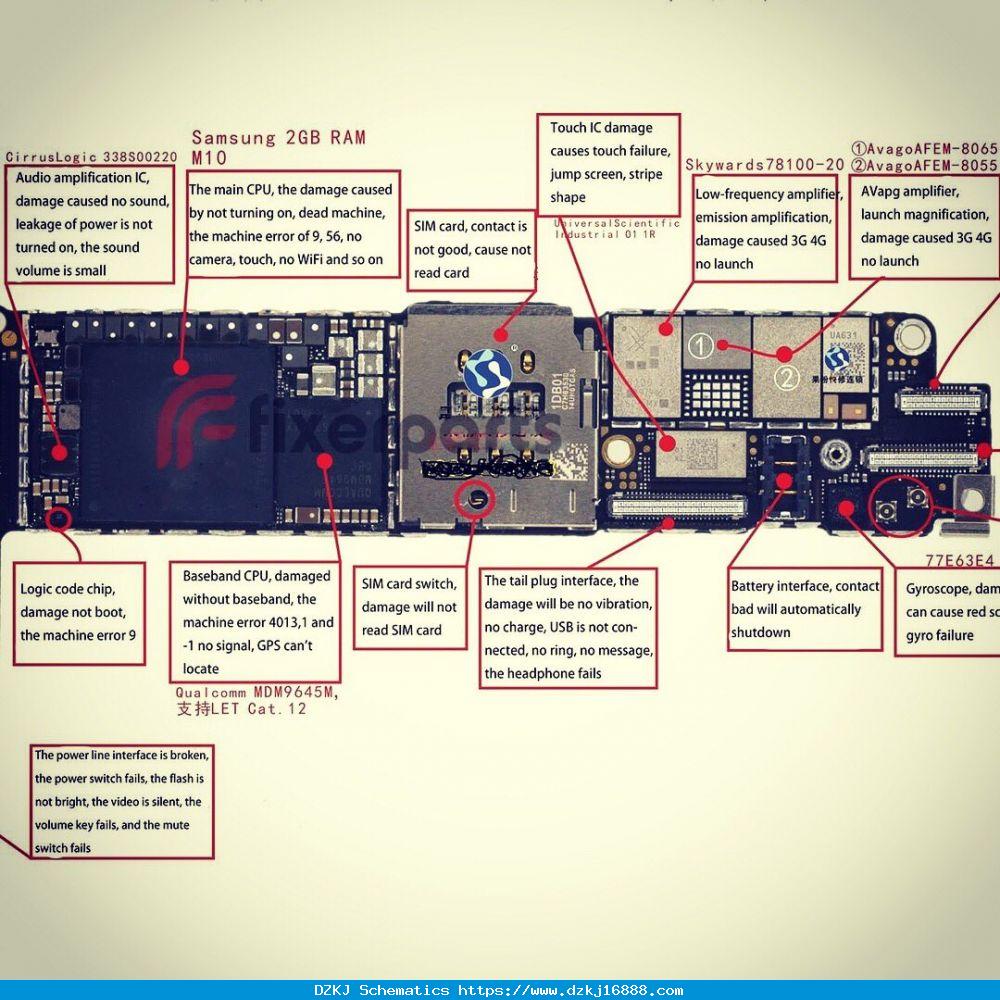 Diagram Schematic IPhone 7