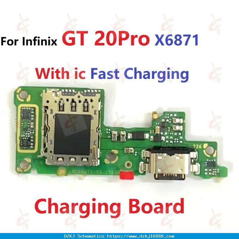 Charging Board Flex For Infinix GT 20 Pro Main Board Mainb…