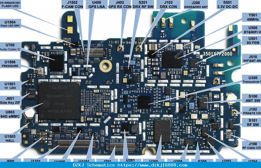 Redmi Note 8t Schematic