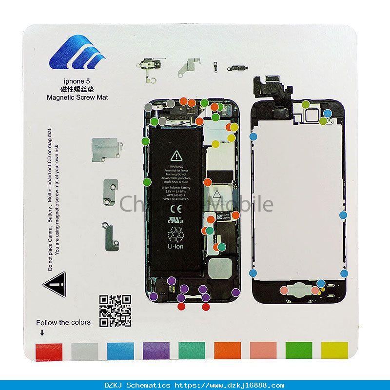 IPhone 5 Screw Diagram