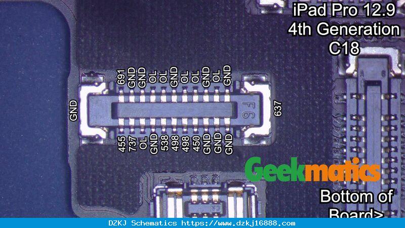 IPad Pro 4st Gen 12.9 All Connectors Impedances
