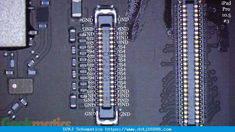 Apple IPad Pro 10.5 All Connectors Impedances