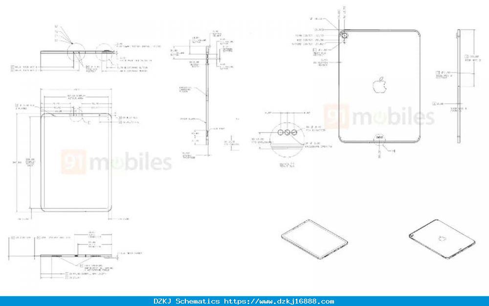 Alleged 10.8-Inch IPad Design Schematics Emerge