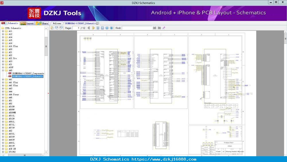 S83M00BA1-1(U269)_Schematic - A40 - ITEL Schematic