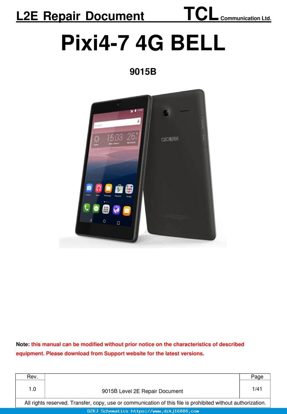 TCL ALCATEL PIXI4-7 4G BE…