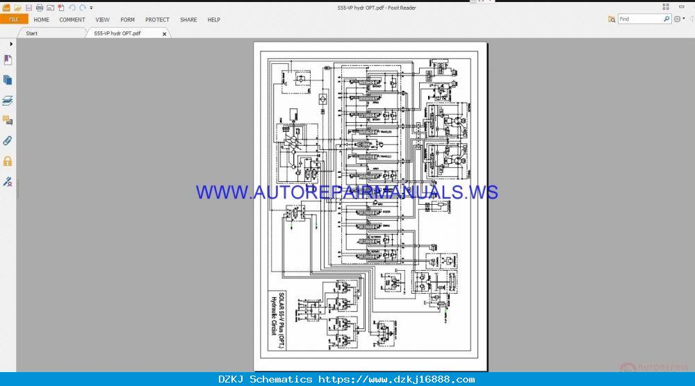 Doosan Dump S55-VP Truck Schematics Manual