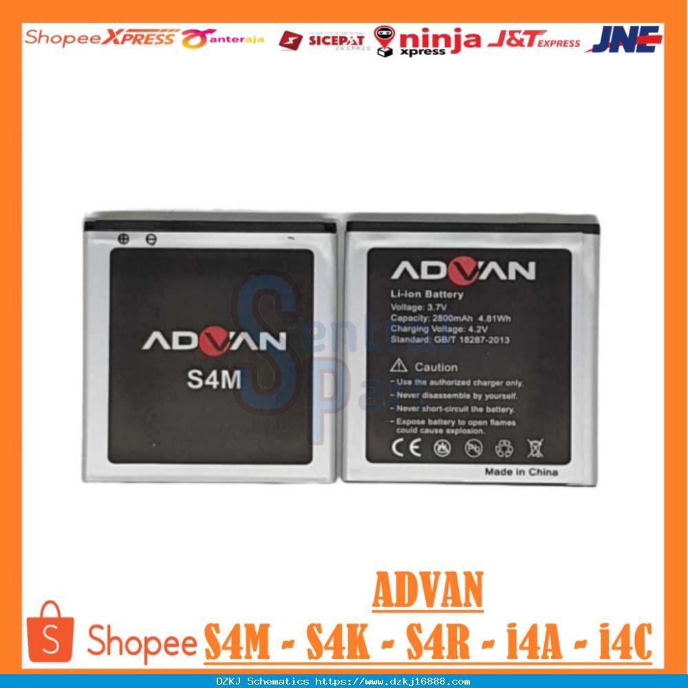 Jual BATERAI ADVAN S4M - S4K - S4R - I4A