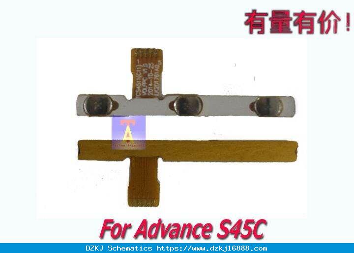 FLEXIBLE TOMBOL ON OFF VOLUME ADVANCE S45C
