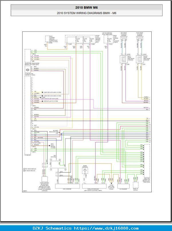 BMW M6 E63 E64 2006-2011 Wiring Diagram & …