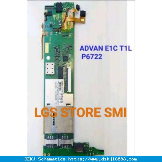 Jual Mesin Tab Advan E1C T1L / P6722 Hidup Norm…