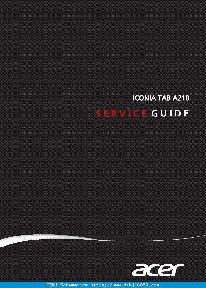ACER ICONIA TAB A210 Ser…