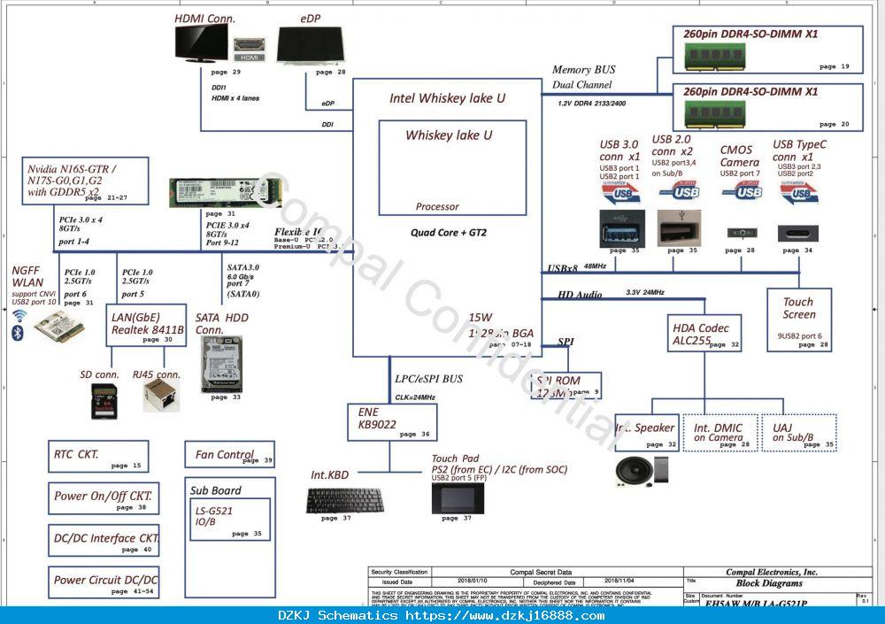 Acer Aspire 3 A515-52G Schematic & Boardview LA-G521P EH5AW Motherb…