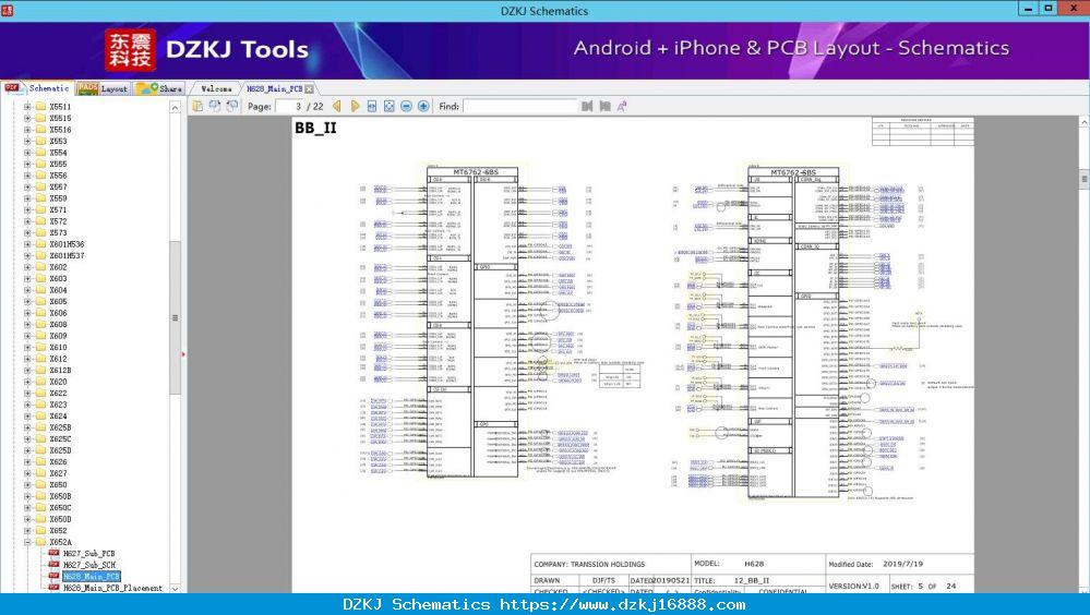 H628_Main_PCB - X652A - INFINIX Schematic