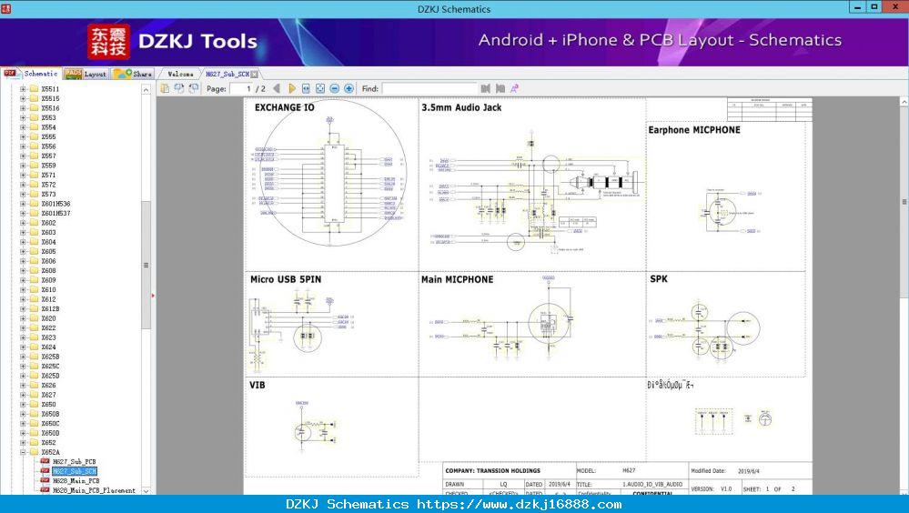 H627_Sub_SCH - X652A - INFINIX Schematic
