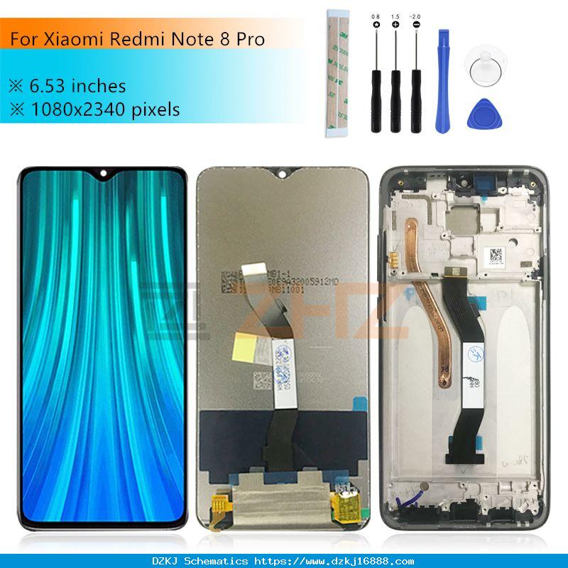 For Xiaomi Redmi Note 8 Pro Lcd Display Touch Screen Digi…