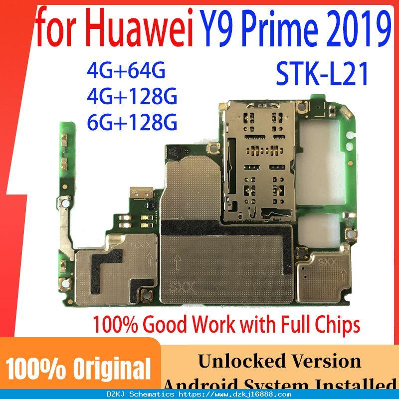 Carte-m-re-originale-d-bloqu-e-pour-Huawei-Y9 …