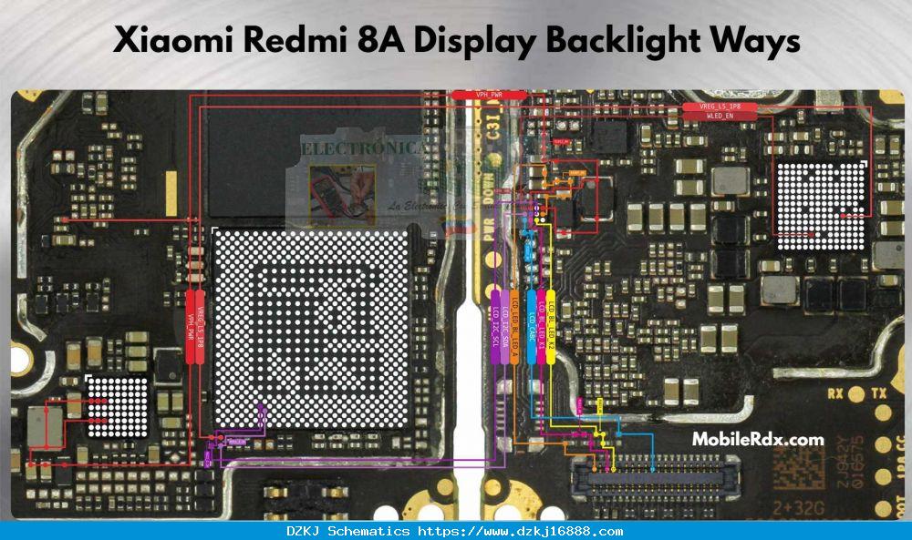 Repair Redmi 8A Display Light Problems