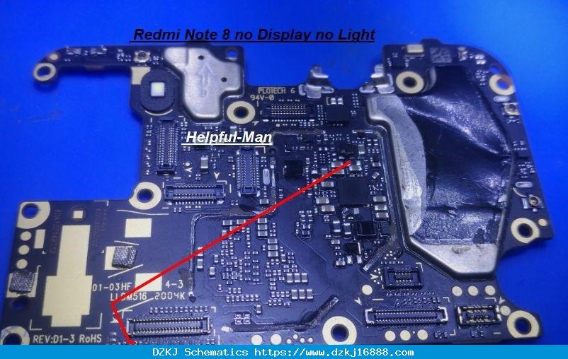 Redmi Note 8 No Displa No Light 100% Tested Solution