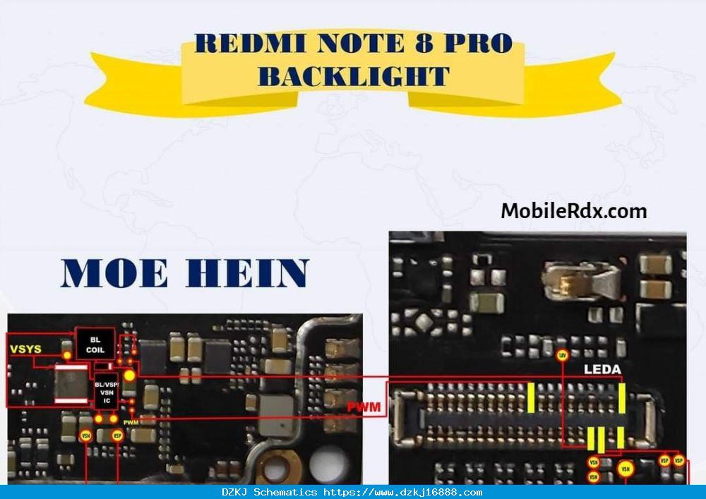 Redmi Note 8 Pro Backlight Ways And Touch Screen Solution