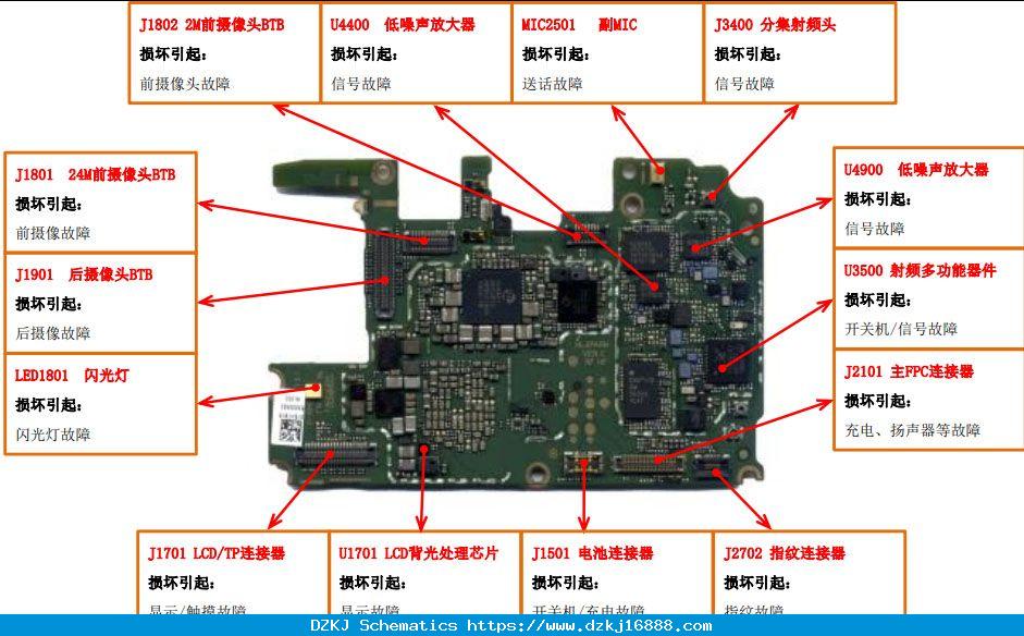 Huawei Nova 3 Schematics