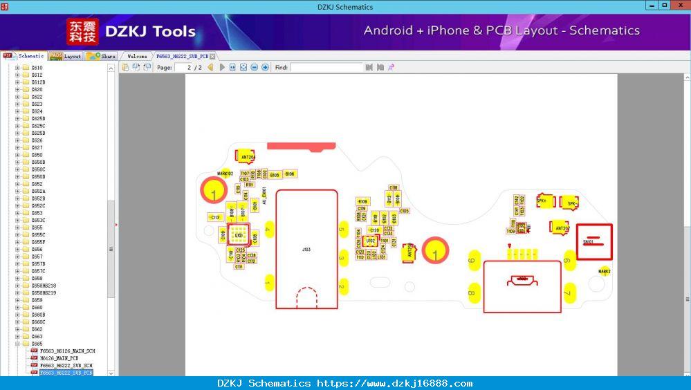 F6563_H6222_SUB_PCB - X665 - INFINIX Schematic