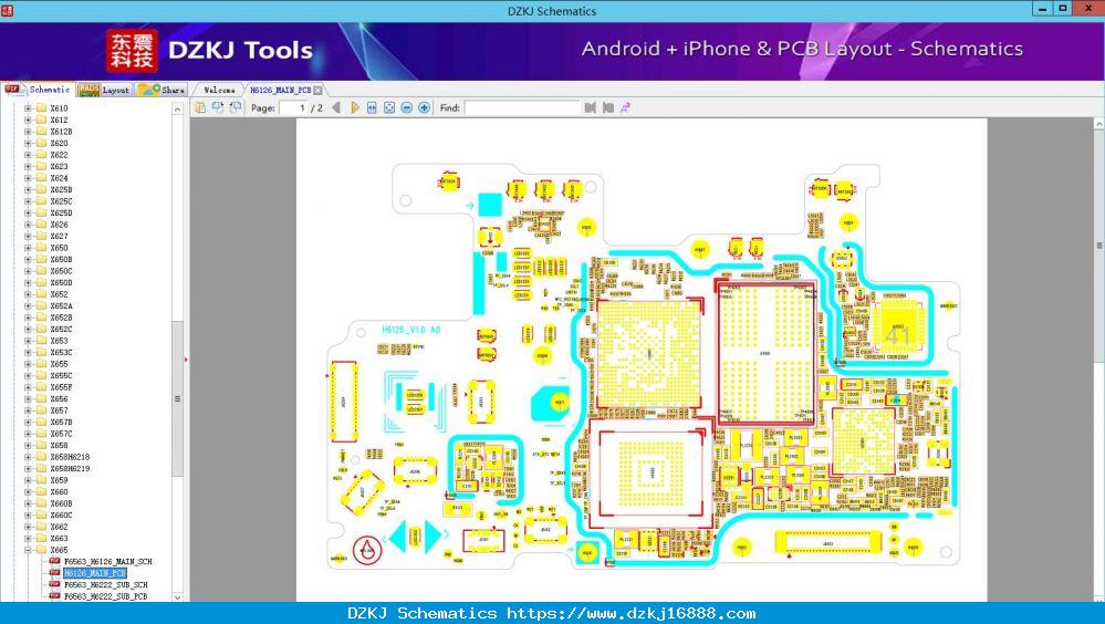 H6126_MAIN_PCB - X665 - INFINIX Schematic