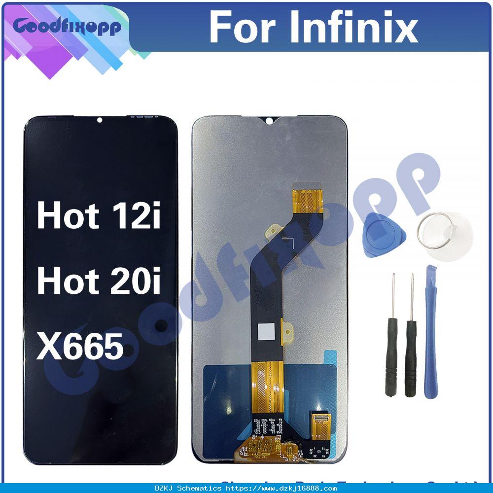 For-Infinix-Hot-20i-12i-X665-LCD-Display-Touch-Screen-D…